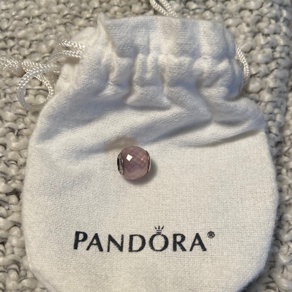 Pandora Faceted Bead Pink